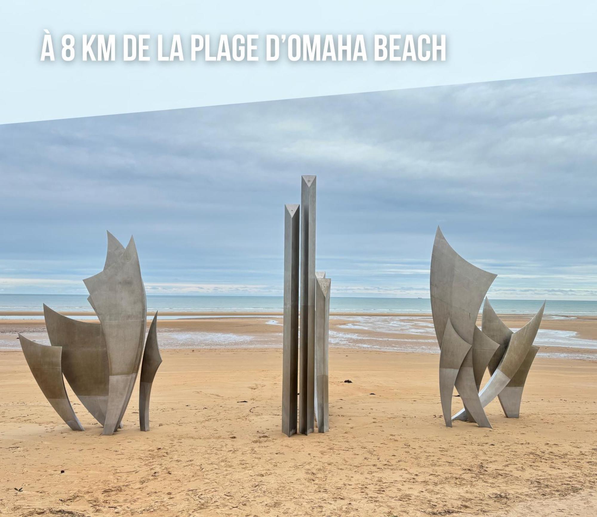 La Fromagerie Maison Lumineuse Et Spacieuse Beau Sejour 5 Ch 2 Wc 1 Sdb Grand Jardin Clos 5Mn A Pied Commerces 10 Mn Plage Omaha Beach Proche Plages Du Debarquement Trevieres Esterno foto