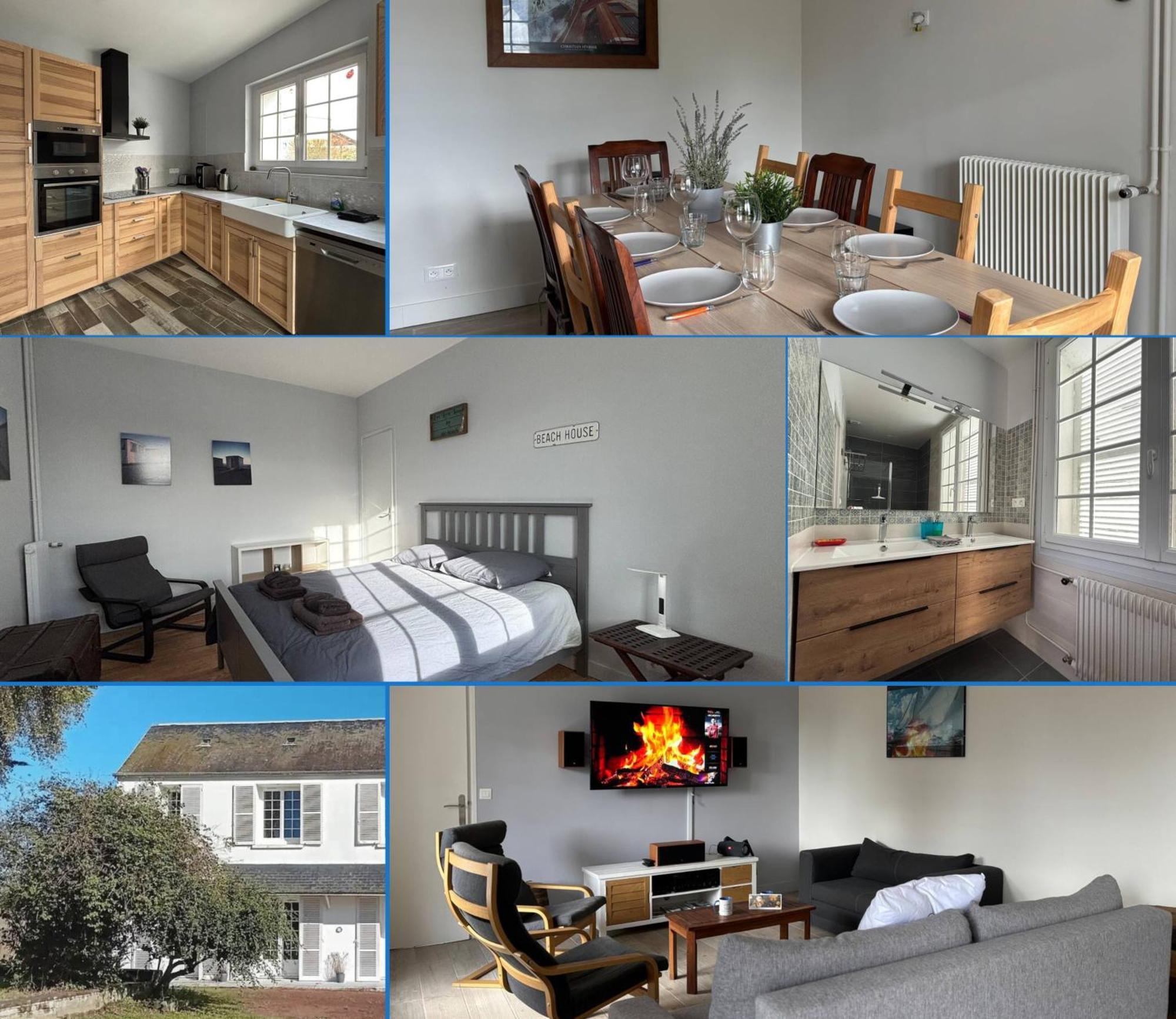 La Fromagerie Maison Lumineuse Et Spacieuse Beau Sejour 5 Ch 2 Wc 1 Sdb Grand Jardin Clos 5Mn A Pied Commerces 10 Mn Plage Omaha Beach Proche Plages Du Debarquement Trevieres Esterno foto